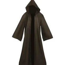 Svart kappa med huva för vuxna och barn, unisex vampyrkappa, Darth Vader-dräkt, halloweenkostym, häxkappa, jediklänning, lång kappa för halloween> Dräkter