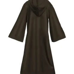 Svart kappa med huva för vuxna och barn, unisex vampyrkappa, Darth Vader-dräkt, halloweenkostym, häxkappa, jediklänning, lång kappa för halloween><noscript><img width=