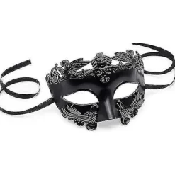 Svart Maskeradmask för Män - Romersk Grekisk Mytologi Ventiansk Mask Halloween Cosplay Karneval> Masker