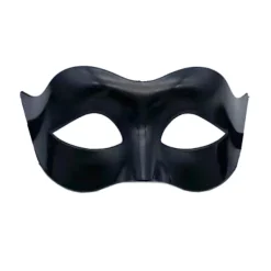 Svart matt klassisk venetiansk mask, maskerad, burlesk boll> Masker