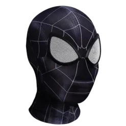 Svart Mj Spider-Man mask Cosplay - Vuxen> Masker