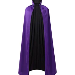 Svart och röd vändbar cape Halloween Cape Vampyrdräkt Maskerad Dracula Magiker Djävul Cosplay Vuxen Barn Lila och Svart Ståkrage 120CM/47"—yux 120CM/47" | Fyndiq> Dräkter