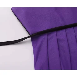 Svart och röd vändbar cape Halloween Cape Vampyrdräkt Maskerad Dracula Magiker Djävul Cosplay Vuxen Barn Lila och Svart Ståkrage 120CM/47