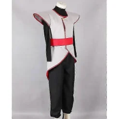 Svart Zamasu Sammanslagen Potara Fusion Cosplay Kostym Outfit Komplett Set S-xl WHBYV><noscript><img width=