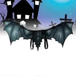 Svarta Halloween Drakvingar Cosplay Performance Rekvisita Dekoration Scen Icke-vävda Vingar Rekvisita för Vuxna> Tillbehör