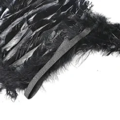 FMYSJ Svarta Ängelvingar för Vuxna - 80x40cm - Svart Fjäder Vinge - Kostymvingar - Stora Ängelvingar (FMY)><noscript><img width=