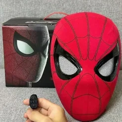 SWMarvel Mascara Miles Spiderman Huvudbonad Cosplay Rörliga Ögon Elektronisk Mask Spindelmannen 1:1 Fjärrkontroll Leksaker För Vuxna Present Ryggsäck | Fyndiq> Masker