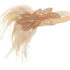 1920-tals Flapper Tillbehör Gatsby Kostym Tillbehör Set 20-tals Flapper Pannband Pärlhalsband Handskar Plasthållare> Tillbehör