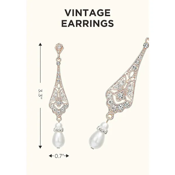 1920-tals Flapper Tillbehör Gatsby Kostym Tillbehör Set 20-tals Flapper Pannband Pärlhalsband Handskar Plasthållare> Tillbehör