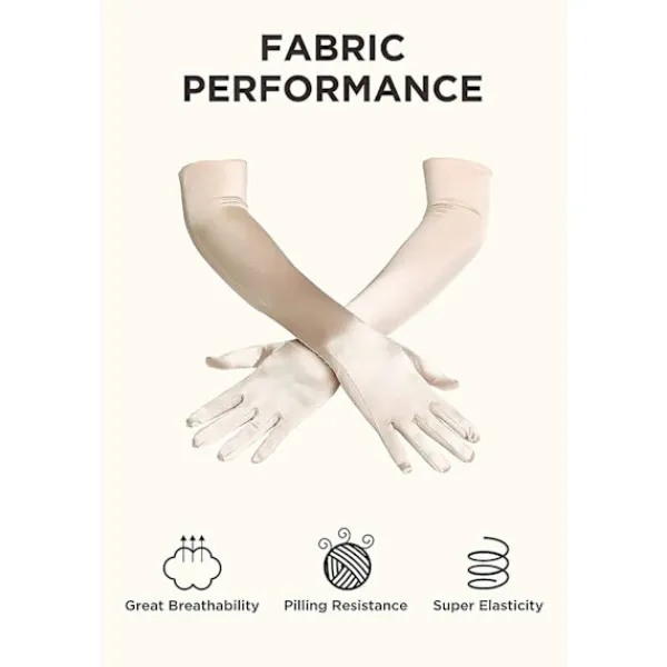 1920-tals Flapper Tillbehör Gatsby Kostym Tillbehör Set 20-tals Flapper Pannband Pärlhalsband Handskar Plasthållare> Tillbehör