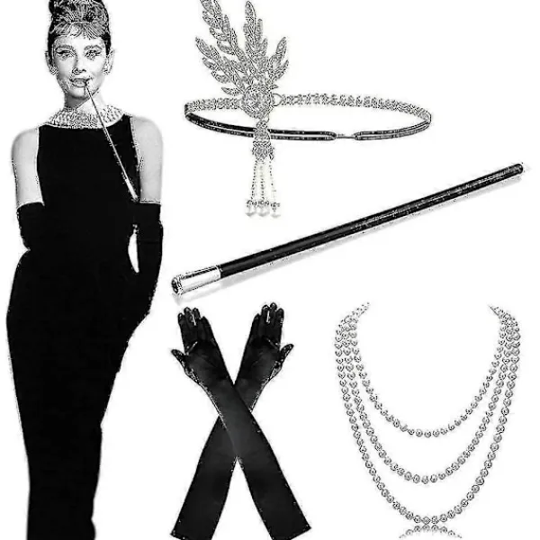 1920-tals Tillbehör Kostym Damset> Tillbehör