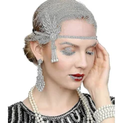 1920-tals Tillbehör Kostym Damset><noscript><img width=