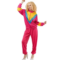 Sweden Quickstyle 80-tals Träningsoverall Kvinna Maskeraddräkt one size> Dräkter