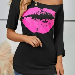 80-tals/90-tals tema kostym damkläder cosplay party flickor karneval maskerad, 50% rabatt - WELLNGS Rosröd XXL XXL><noscript><img width=