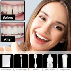 Tandfyllningssats Tillfälliga Tandlim för Trasiga Tänder, Att Forma Hålen I Tanden, Halloween Smink Tandmodifiering><noscript><img width=