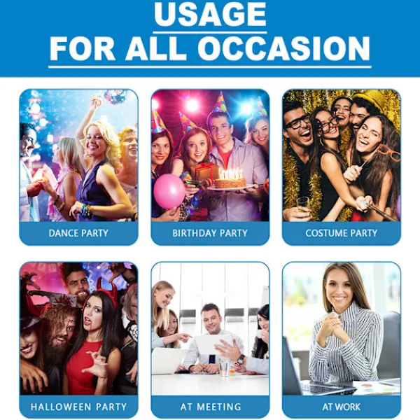 Tandfyllningssats Tillfällig Tandlim för Trasiga Tänder, Att Forma Hålen I Tanden, Halloween Smink Tandmodifiering> Smink