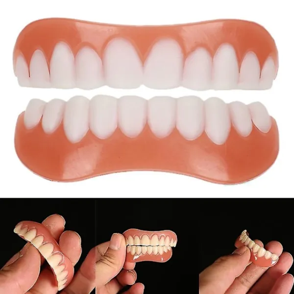 Selected deals Tandproteser, Övre och Nedre Käktandproteser, Naturliga och Bekväma, Skyddar Tänderna och Återfår 2st> Tillbehör
