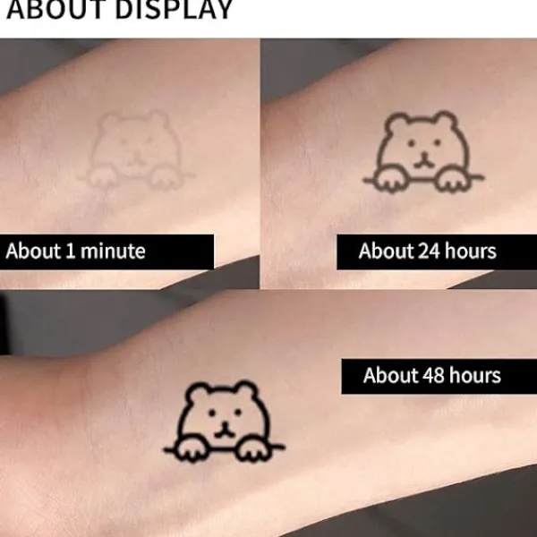 tatueringsset, 5 ark, hals, små bohemiska ansikten, falska tatueringsklistermärken, spets tribaltatueringar> Smink