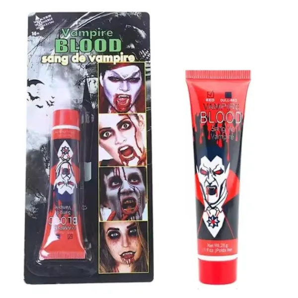 Teaterblod / Fake blod 28 ml – Perfekt för Halloween och> Smink