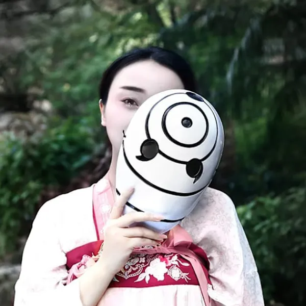BLE Tecknad Anime Naruto Uchiha Mask Tobi Obito Akatsuki Madara> Masker