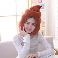 Tecknad Bajs Huvudbonad Kostym Hattar Håller Varma Tvätta enkelt><noscript><img width=