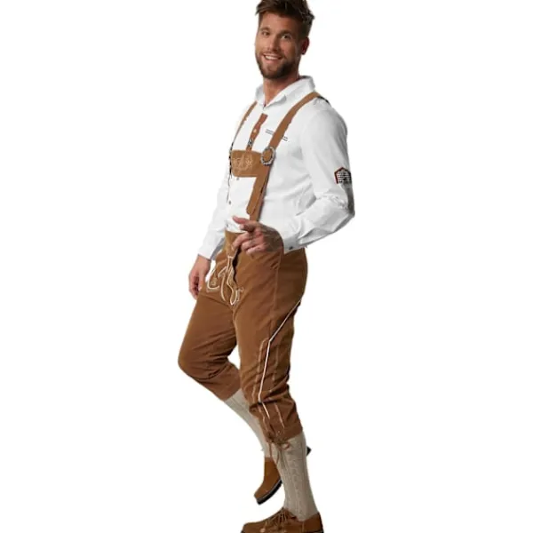 tectake Lederhosen Steigerwald Brun XL> Dräkter