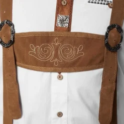 tectake Lederhosen Steigerwald Brun XL><noscript><img width=