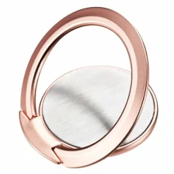 Telefonringhållare, Ultratunn 360° Roterande Fingergrepp Ringhållare Kompatibel med Magnetisk Bilhållare för iPhone Samsung Galaxy (Roséguld)-FA-> Peruker