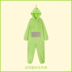 Teletubbies Dräkt Vuxen Cosplay Djur Sovplagg Jumpsuit Po Teletubbies - Perfekt Adult M> Dräkter