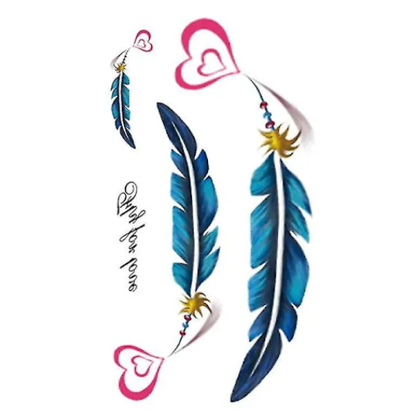 Temporary Tattoo Sticker For Men Women Waterproof Removable Body Art Stickers> Smink
