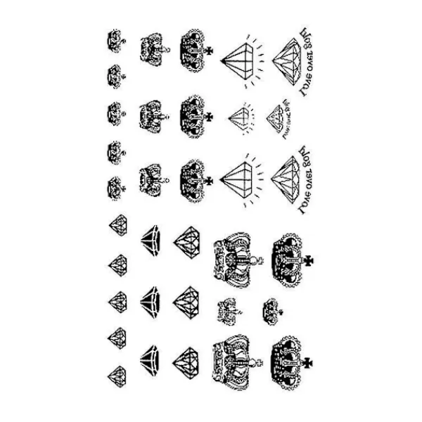 Temporary Tattoo Sticker For Men Women Waterproof Removable Body Art Stickers> Smink