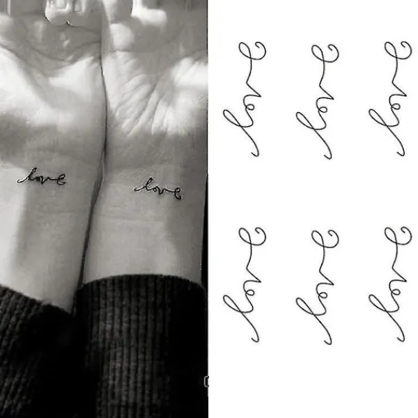 Temporary Tattoo Sticker For Men Women Waterproof Removable Body Art Stickers> Smink