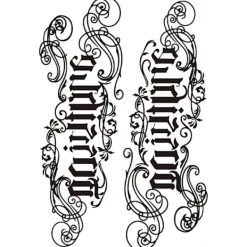 Unbranded Temporär Tatuering Ärm - 5-pack Modell 4 B> Smink