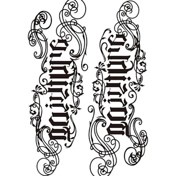 Temporär Tatuering Ärm - 5-pack Modell 4> Smink