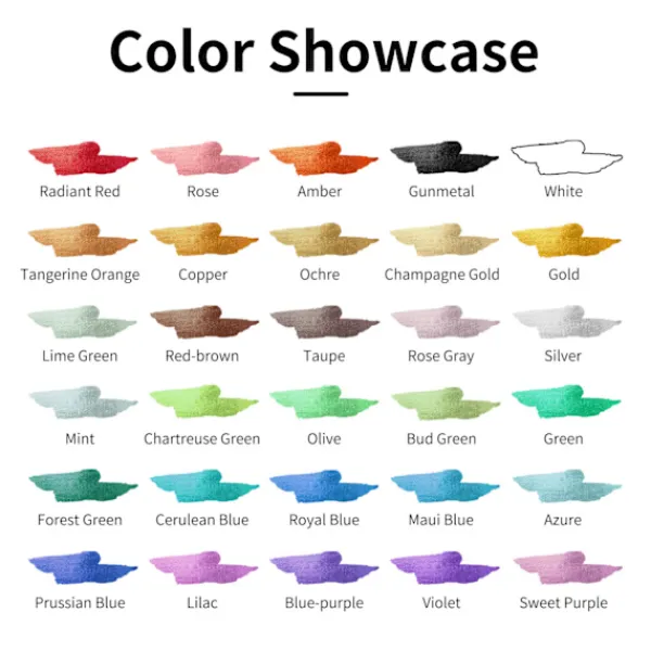 Temporära tatueringsmarkörer för huden, 30 kroppsmarkörer för vuxna och barn> Smink