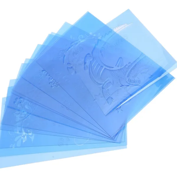 Återanvändbara PET Ansiktsmålningsstenciler för Halloween Julfest> Smink