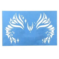 Återanvändbara schabloner Schablonmålning Schabloner Schablonmålning Mall 201x127mm> Smink