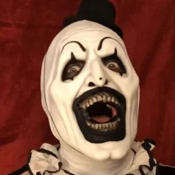 Terrifier 2 rt the Clown Msk Cosply Kostym Mskerd rekvisit_tfrf><noscript><img width=