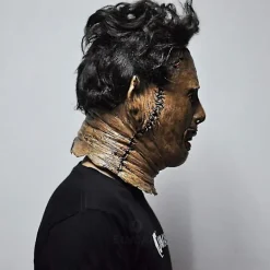 Texas Chainsaw Massacre Leatherface Mask Latex Läskig Film Halloween Cosplay Kostym Fest Evenemang Rekvisita Leksaker Karnevalsmask (FMY)><noscript><img width=