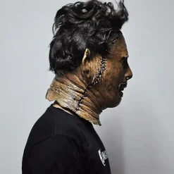 FMYSJ Texas Chainsaw Massacre Leatherface Masker Latex Läskig Film Halloween Cosplay Kostym Fest Evenemang Rekvisita Leksaker Karneval Mask (FMY)><noscript><img width=