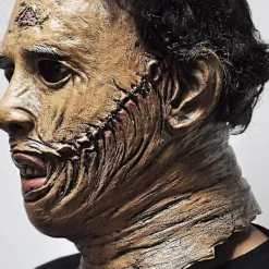 FMYSJ Texas Chainsaw Massacre Leatherface Masker Latex Läskig Film Halloween Cosplay Kostym Fest Evenemang Rekvisita Leksaker Karneval Mask (FMY)><noscript><img width=
