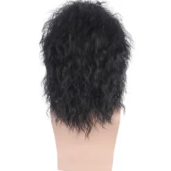 TG 1:a Michael Jackson COS peruk man kung MJ svart mode snygg><noscript><img width=