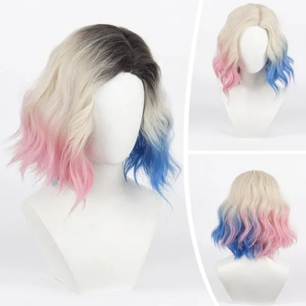 TG Cosplay Peruk för Addams Family Onsdag Enid Sinclair Kostymer svart 1 st> Peruker