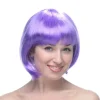 TG Färgglad Bob Peruk Set> Peruker