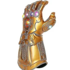Thanos Handskar för Barn Infinity Gauntlet med LED-Ljus Avengers 4 Cosplay Leksak> Tillbehör