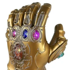 Thanos-handskar för barn Infinity Gauntlet med LED-ljus Avengers 4 Cosplay-leksak><noscript><img width=