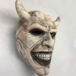 The Grabber Mask Svart Telefon Skräck Halloween Kostym Dödskalle Latex Djävul Läskig Cosplay Prop><noscript><img width=