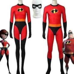 The Incredibles-kostym Halloween-fest karneval hög kvalitet kvinna-Xin 180> Dräkter