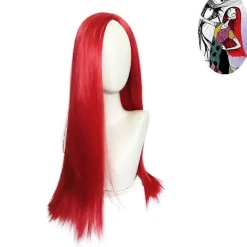 The Nightmare Before Christmas Sally Peruk - Långt Rött Hår för Cosplay> Peruker