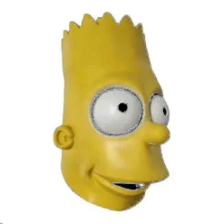 The Simpsons Bart Mask Halloween Högkvalitativ Latexdräktmask - JA_tfrf> Masker